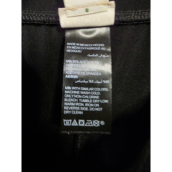 Chico's Travelers 3T Black Wide Leg Velvet Pants US 16/18 - Picture 4 of 4